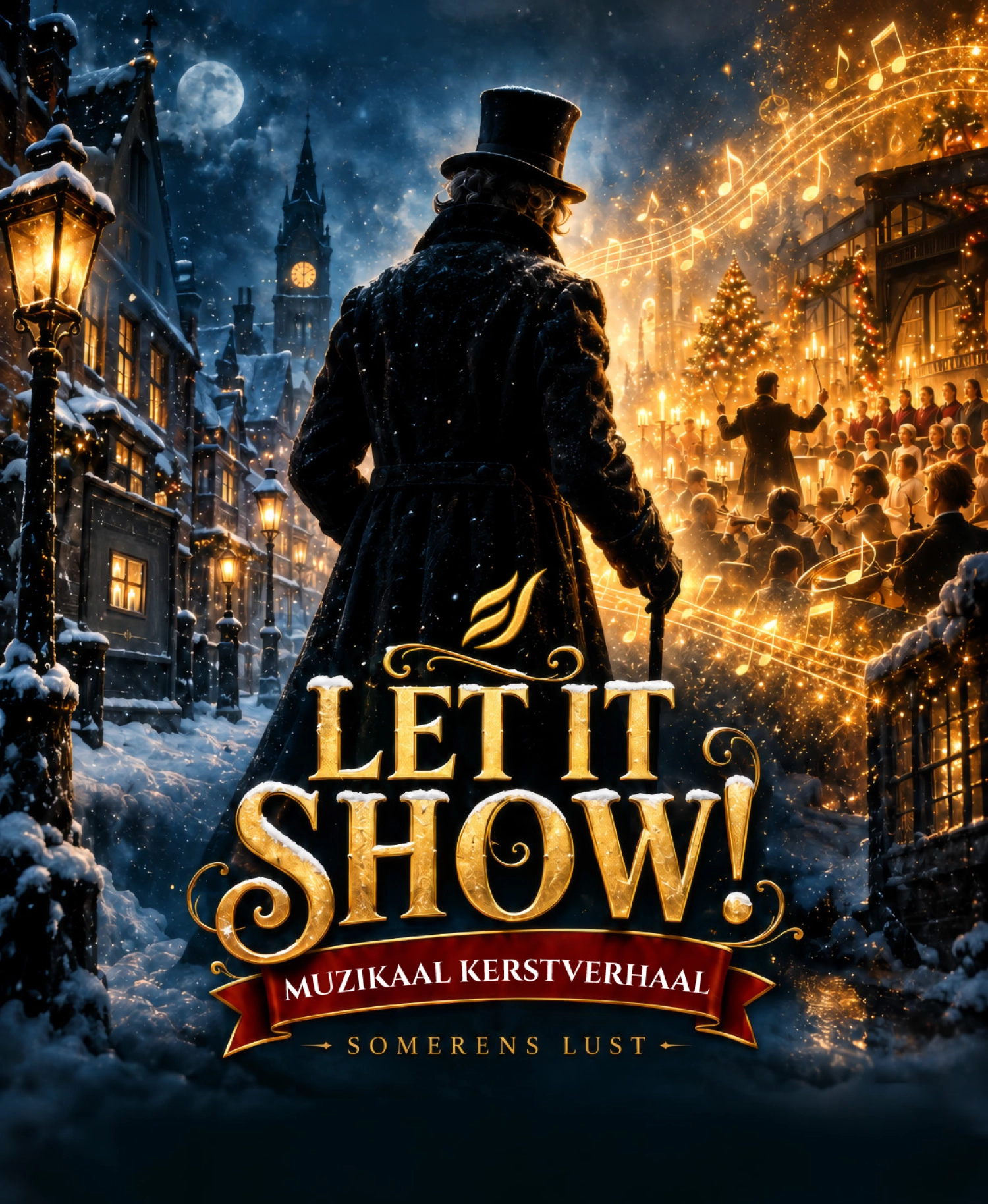 Let it Show! &mdash; Harmonieorkest Somerens Lust, een kerstshow naar verhalen van Charles Dickens